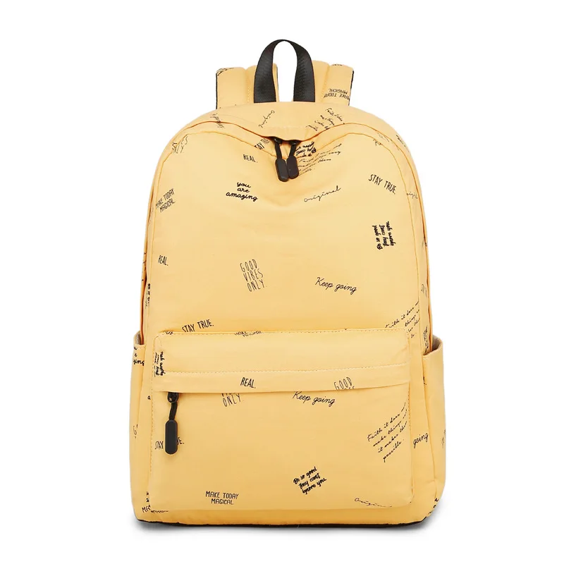 Large Capacity Student Cute Waterproof Backpack Women Bags Travel Computer Backpacks Yellow Gray Cyan School Bag
Large Capacity Student Cute Waterproof Backpack Women Bags Travel Computer Backpacks Yellow Gray Cyan School Bag