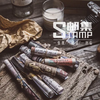 Philatelic Theme Series Scrapbook Vintage Material Paper Diary Project Decoration Background Travel Script Paper Pads
Philatelic Theme Series Scrapbook Vintage Material Paper Diary Project Decoration Background Travel Script Paper Pads