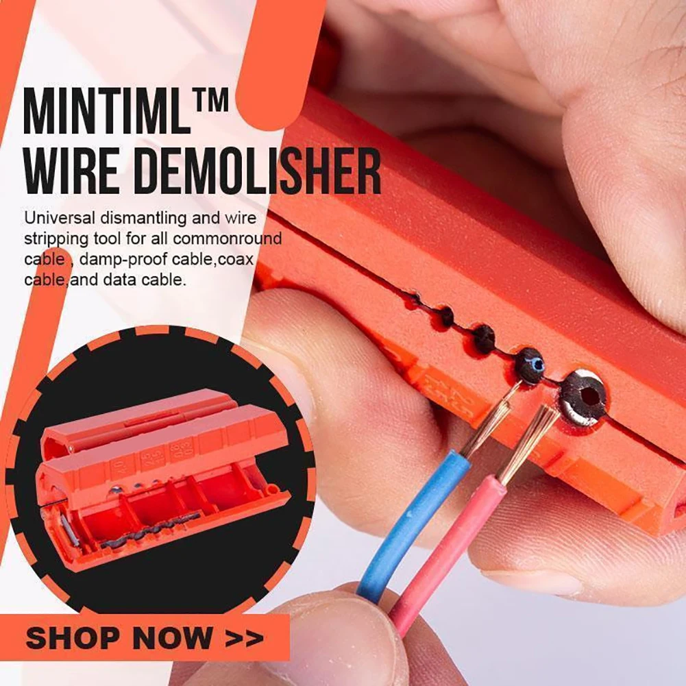 Universal Wire Demolisher Multifunction Electric Wire Stripper Pen Wire Cable Pen Cutter Rotary Coaxial Cutter Stripping Machine
Universal Wire Demolisher Multifunction Electric Wire Stripper Pen Wire Cable Pen Cutter Rotary Coaxial Cutter Stripping Machine