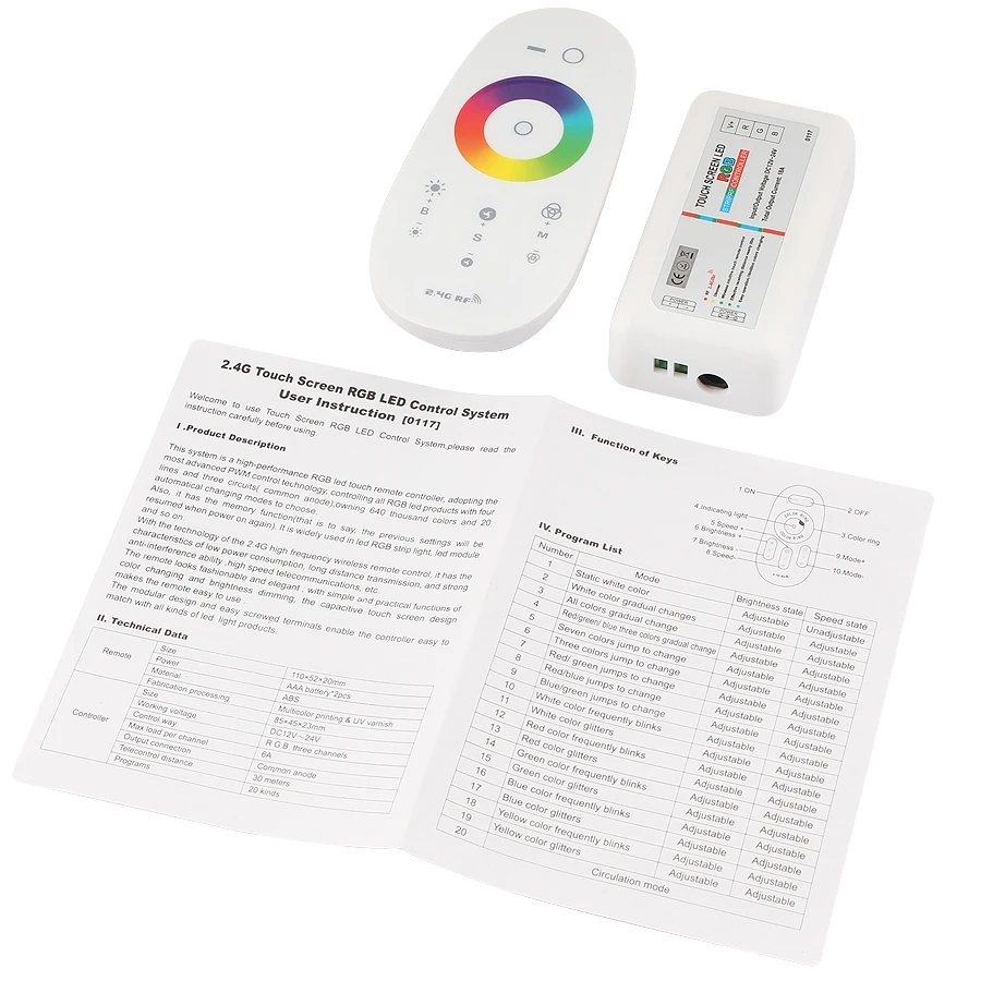 RGBWW RGBW Controller Touch Screen LED RGBW Controller 2.4G Wireless DC 12 24V Touch RF RGBW Led Remote Control For LED Strip
RGBWW RGBW Controller Touch Screen LED RGBW Controller 2.4G Wireless DC 12 24V Touch RF RGBW Led Remote Control For LED Strip