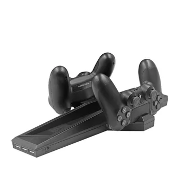 Charging Dock Cooling Bracket Multifunctional Vertical Console Gamepads Charger Station Stand Base For PS4 Controllers
Charging Dock Cooling Bracket Multifunctional Vertical Console Gamepads Charger Station Stand Base For PS4 Controllers