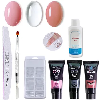 15 ml Poly Gel Set Nails Acryl Builder Gel Kit Nail Polygel Kits Quick Building Extension Gel UV Lacquer Brush Tips#0427g30
15 ml Poly Gel Set Nails Acryl Builder Gel Kit Nail Polygel Kits Quick Building Extension Gel UV Lacquer Brush Tips#0427g30