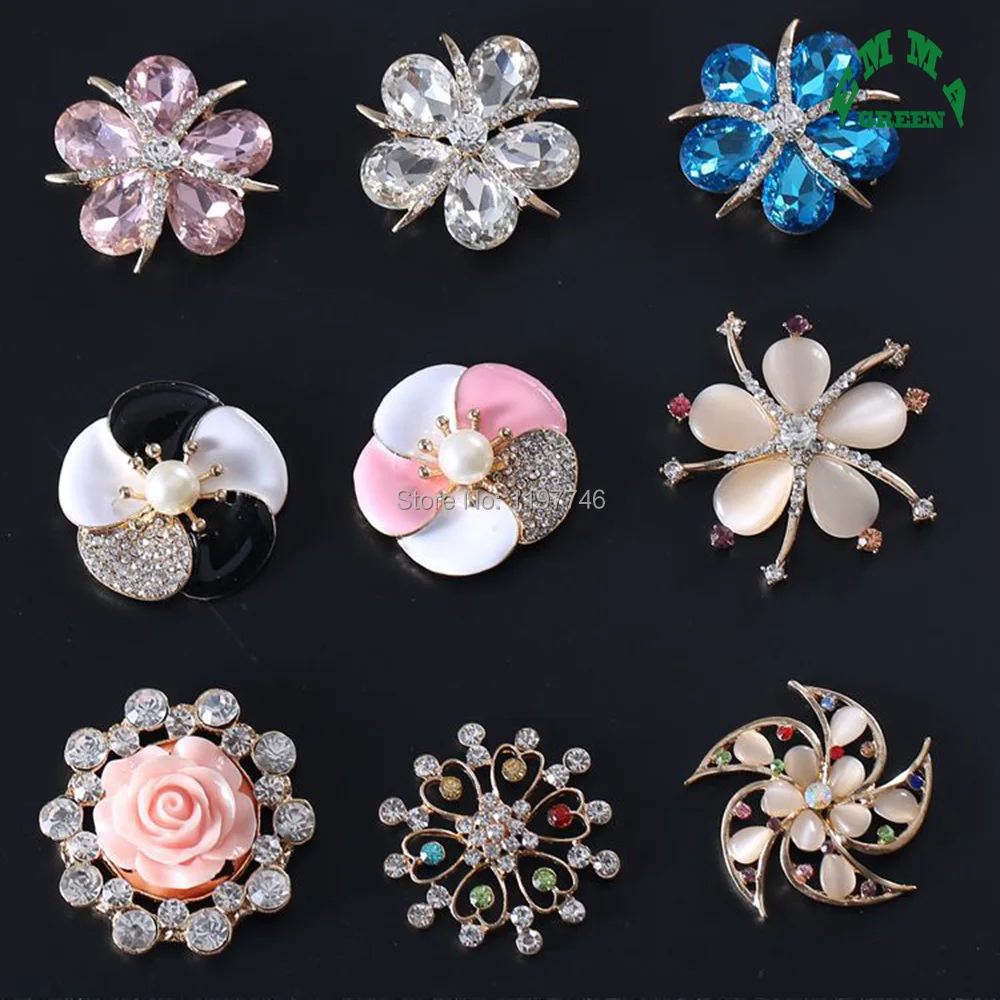 

Snowflake Flower Rhinestone Charm Pendant 41mm 2pcs big Colorful Flower Embellishments Antique silver Classical Jewelry Findings