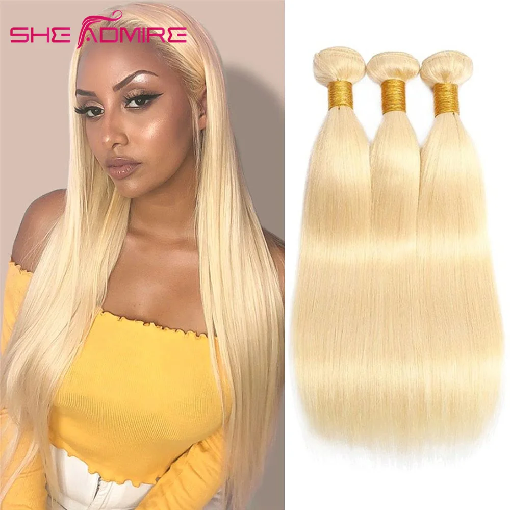 She Admire Straight 613 Blonde Human Hair Bundles Weave 30 32 34 36 38 40 Long Inch 1/3/4 Pcs Brazilian Remy Hair Extension
She Admire Straight 613 Blonde Human Hair Bundles Weave 30 32 34 36 38 40 Long Inch 1/3/4 Pcs Brazilian Remy Hair Extension