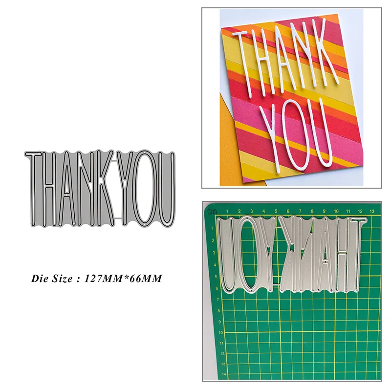 Slender Thank You English Words Metal Cutting Dies for DIY Scrapbook Album Paper Card Decoration Crafts Embossing 2021 New Dies
Slender Thank You English Words Metal Cutting Dies for DIY Scrapbook Album Paper Card Decoration Crafts Embossing 2021 New Dies
