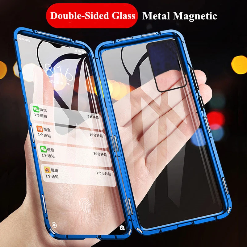 For Samsung Galaxy A41 A51 A71 A81 A91 A21S Magnetic Case double-sided Tempered Glass Case for Samsung M31 M80S Magnetic Case
For Samsung Galaxy A41 A51 A71 A81 A91 A21S Magnetic Case double-sided Tempered Glass Case for Samsung M31 M80S Magnetic Case