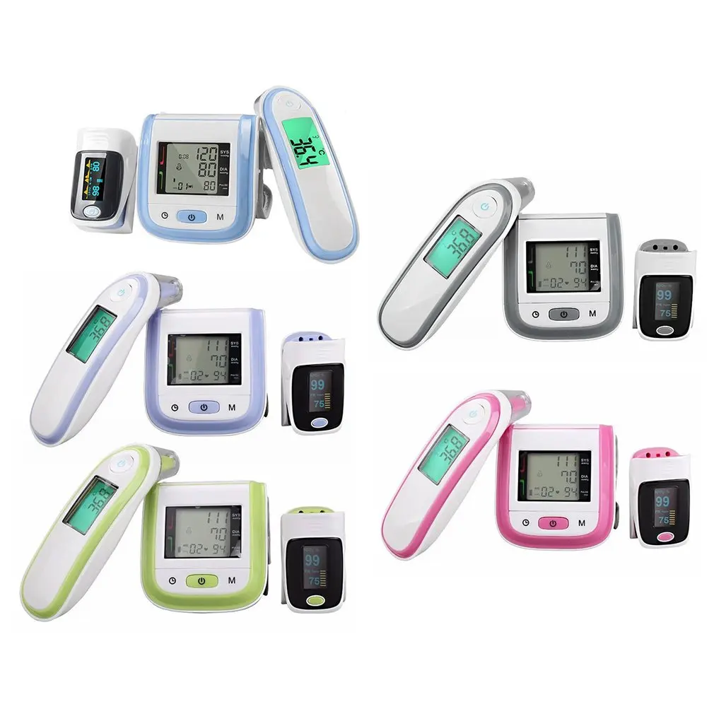 3 in 1 LCD Wrist Health Body Monitor & LED Fingertip Pulse Oximeter & Baby Ear Infrared Thermometer Family Health Care
3 in 1 LCD Wrist Health Body Monitor & LED Fingertip Pulse Oximeter & Baby Ear Infrared Thermometer Family Health Care