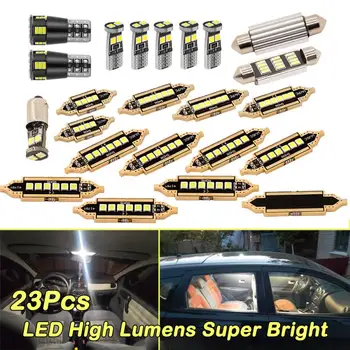 Universal 23pcs LED T10 3030 Car Bulb Interior Dome Trunk License Plate Lamps Kit White For Bmw E60 E90 Golf 4 7 LED Accessories
Universal 23pcs LED T10 3030 Car Bulb Interior Dome Trunk License Plate Lamps Kit White For Bmw E60 E90 Golf 4 7 LED Accessories