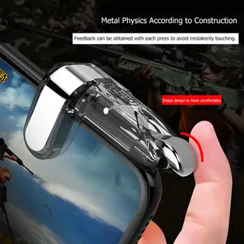 2 K03 Mobile Phone Game Handle Trigger Buttons Shooting Aiming And Walking 3 In 1 Game Joystick Trigger Controller For PUBG
2 K03 Mobile Phone Game Handle Trigger Buttons Shooting Aiming And Walking 3 In 1 Game Joystick Trigger Controller For PUBG