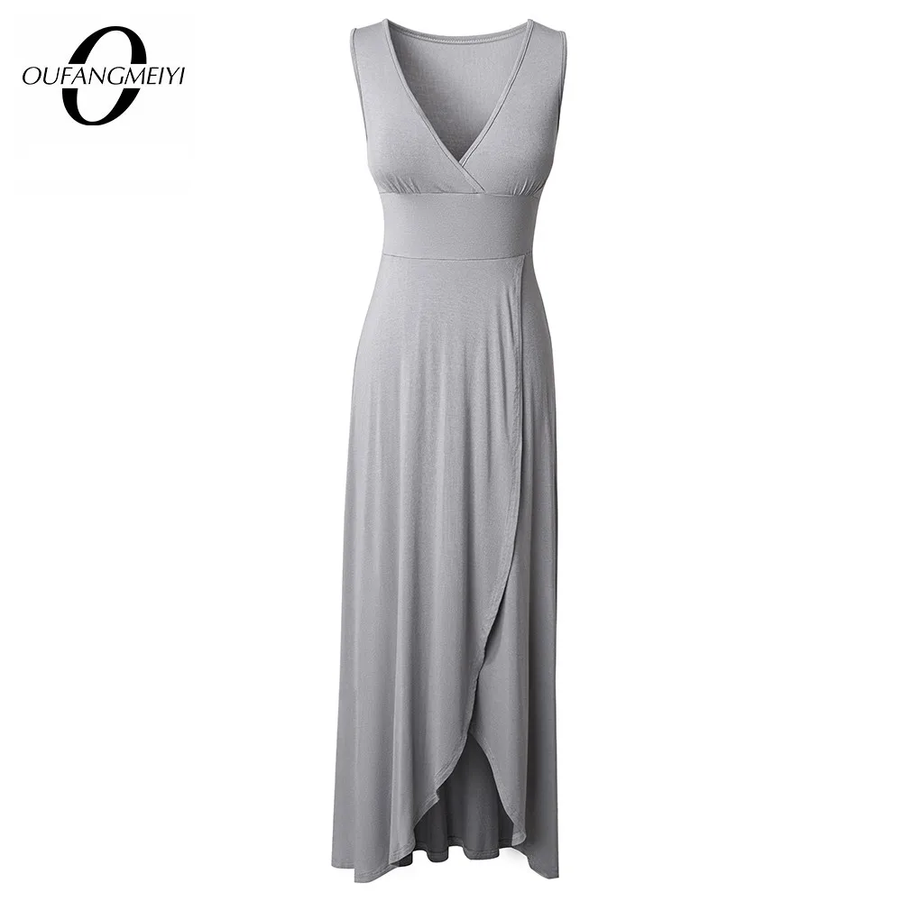 Summer Women Sexy Low Cut Plain Dresses Casual Holiday Flare Maxi Long Dress EA281
Summer Women Sexy Low Cut Plain Dresses Casual Holiday Flare Maxi Long Dress EA281