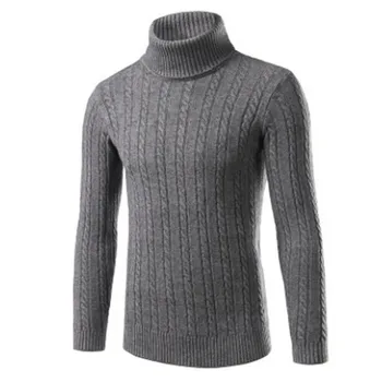 Autumn Winter High Neck Thick Warm Sweater Men Turtleneck Brand Mens Sweaters Slim Fit Pullover Men Knitwear Male Double Collar
Autumn Winter High Neck Thick Warm Sweater Men Turtleneck Brand Mens Sweaters Slim Fit Pullover Men Knitwear Male Double Collar