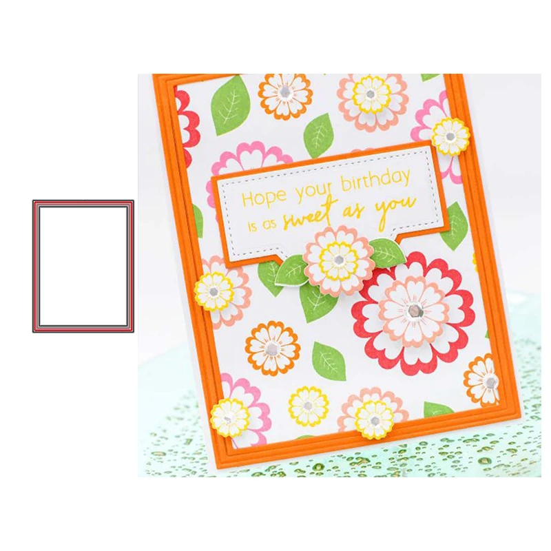 JC Metal Cutting Dies for Scrapbooking Oversize Rectangle Frame Stencil Craft Paper Knife Mould Blade Punch Card Make Die Cut
JC Metal Cutting Dies for Scrapbooking Oversize Rectangle Frame Stencil Craft Paper Knife Mould Blade Punch Card Make Die Cut