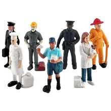 7Pcs Simulation Miniature People Model Hand Painted Figurines Police Officer Realistic DIY Layout Sand Table Toy Mini Scenes 
7Pcs Simulation Miniature People Model Hand Painted Figurines Police Officer Realistic DIY Layout Sand Table Toy Mini Scenes