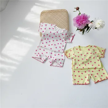 Summer Newborn Cotton Love Heart Tops + Shorts 2 Pieces Suit Baby Girls Pattern Edge Red And Yellow Clothing Set Boys Clothes
Summer Newborn Cotton Love Heart Tops + Shorts 2 Pieces Suit Baby Girls Pattern Edge Red And Yellow Clothing Set Boys Clothes