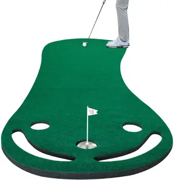 CRESTGOLF Golf Putting Mat Golf Practice Mat Outdoor or Indoor Leisure Easy Folding 3 Hole Putting Mat for Garden or Backyard
CRESTGOLF Golf Putting Mat Golf Practice Mat Outdoor or Indoor Leisure Easy Folding 3 Hole Putting Mat for Garden or Backyard