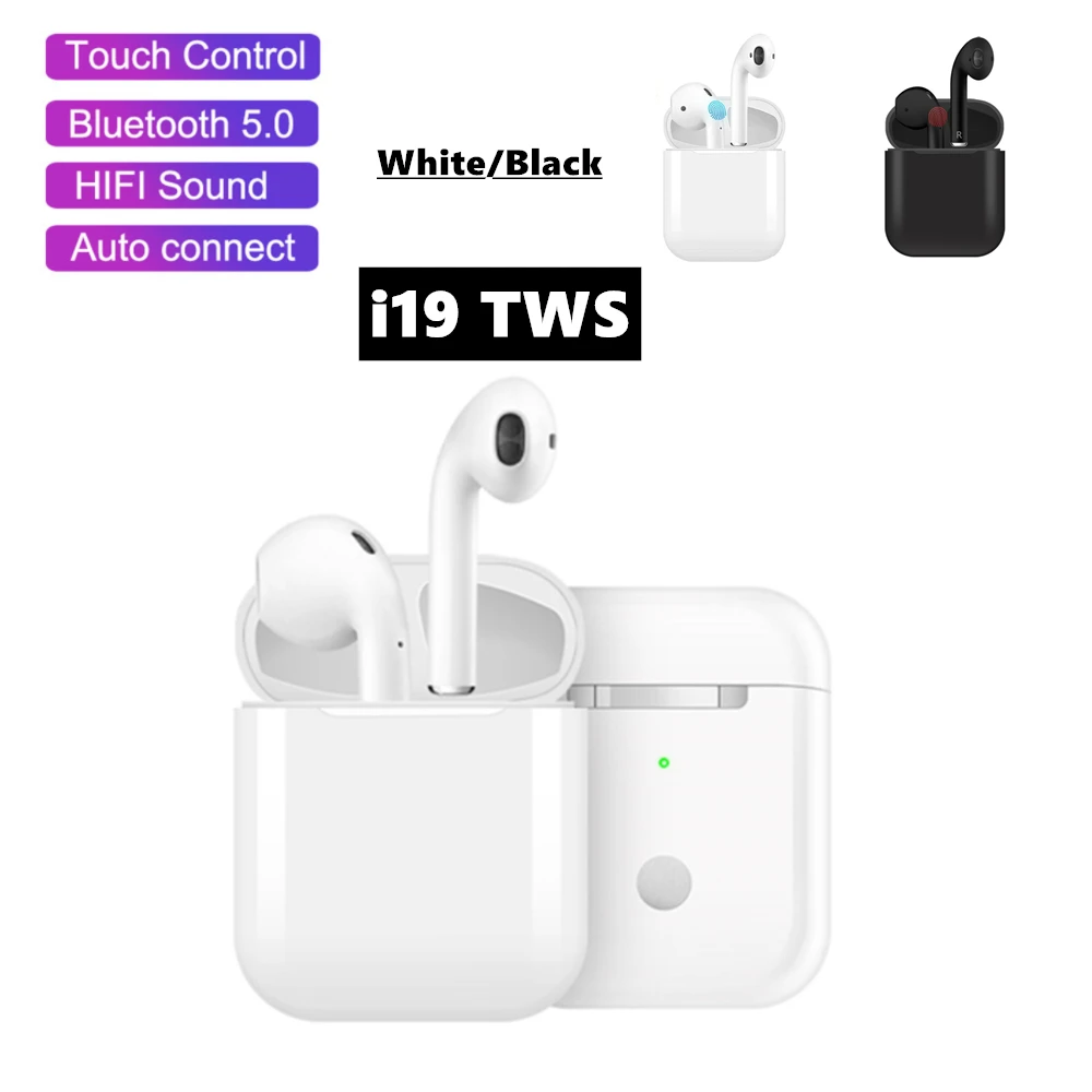 Bluetooth 5.0 Auricolar TWS Binaural Sport in-ear Auricolar Touch Auricolar Control with Pop-up Function of i19
Bluetooth 5.0 Auricolar TWS Binaural Sport in-ear Auricolar Touch Auricolar Control with Pop-up Function of i19