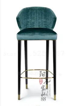 American Real Wood Chair European Cloth Art Stainless Steel Stool Contemporary And Contracted The Receptionist Nordic Bar
American Real Wood Chair European Cloth Art Stainless Steel Stool Contemporary And Contracted The Receptionist Nordic Bar