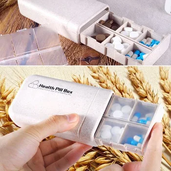 Automatic Drawer 1 Week Pill Box Portable Mini 6 Grids Press Medicine Box Organizer Container
Automatic Drawer 1 Week Pill Box Portable Mini 6 Grids Press Medicine Box Organizer Container
