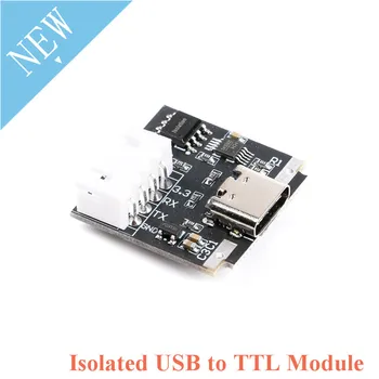 Isolated USB to TTL Module USB-C to Serial Port UART Download Line Cable Upgrade Brush Industrial 3.3V Type-C Interface
Isolated USB to TTL Module USB-C to Serial Port UART Download Line Cable Upgrade Brush Industrial 3.3V Type-C Interface