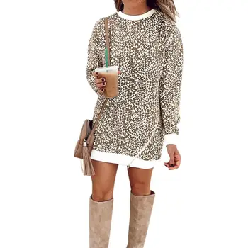 Casual Women Leopard Print Crew Neck Long Sleeve Zipper Pullover Sweatshirt Top Suitable for work school shopping daily wear
Casual Women Leopard Print Crew Neck Long Sleeve Zipper Pullover Sweatshirt Top Suitable for work school shopping daily wear