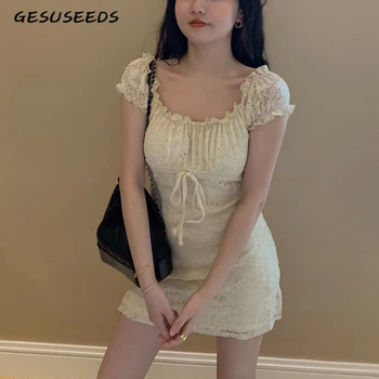 Summer dress vintage lace dress elegant puff sleeve mini dress sexy off shoulder dress ruffle ruched causal vestidos korean
Summer dress vintage lace dress elegant puff sleeve mini dress sexy off shoulder dress ruffle ruched causal vestidos korean