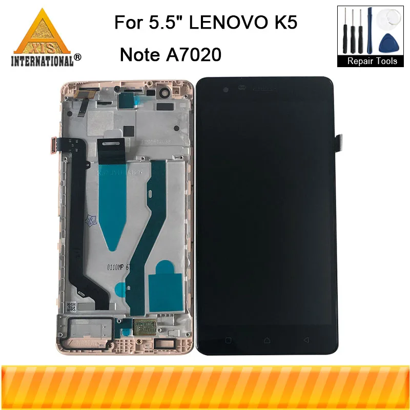 Axisinternational For 5.5" LENOVO K5 Note A7020 LCD Display Screen+Touch Screen Digitizer Frame For A7020a48 K52t38 k52e78
Axisinternational For 5.5" LENOVO K5 Note A7020 LCD Display Screen+Touch Screen Digitizer Frame For A7020a48 K52t38 k52e78