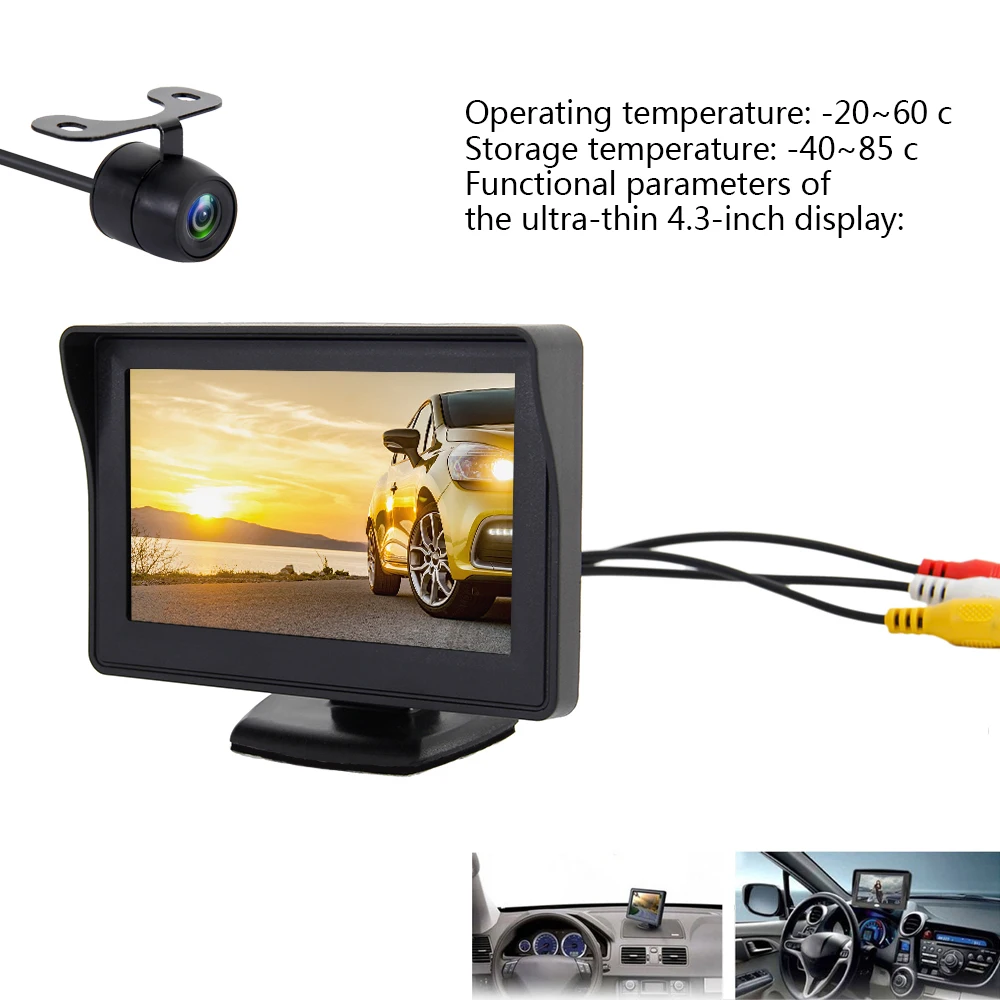 Car HD Monitor Night Vison Rear View Backup Camera With 4.3 inch Color LCD Car Video Foldable Monitor Kit Auto Parking Cameras
Car HD Monitor Night Vison Rear View Backup Camera With 4.3 inch Color LCD Car Video Foldable Monitor Kit Auto Parking Cameras