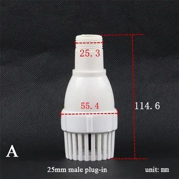 Plastic Non-return Valve Shower Head Non-return Valve Foot Valve for Gasoline Pump Water Pump Male 25/32/40/50/65 / 73mm White
Plastic Non-return Valve Shower Head Non-return Valve Foot Valve for Gasoline Pump Water Pump Male 25/32/40/50/65 / 73mm White