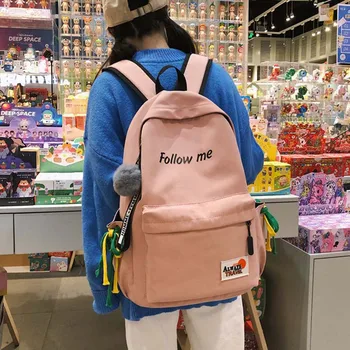 Student Female Backpack Luxury Women Book Fashion School Bag Girl Kawaii Letters Backpacks Harajuku Canvas Lady Bag Cute New
Student Female Backpack Luxury Women Book Fashion School Bag Girl Kawaii Letters Backpacks Harajuku Canvas Lady Bag Cute New