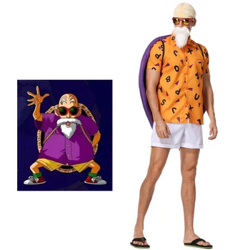 DRAGON BALLZ Super Master Roshi Anime Roles Kame Sennin Adult mens Practice set Halloween Masquerade carnival party clothing
DRAGON BALLZ Super Master Roshi Anime Roles Kame Sennin Adult mens Practice set Halloween Masquerade carnival party clothing