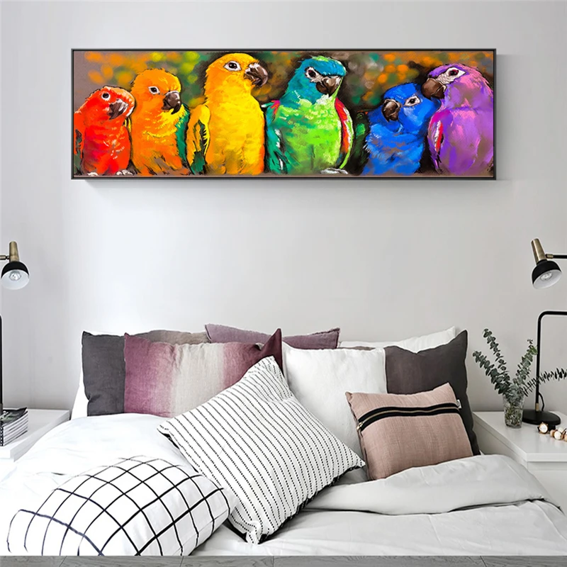 Watercolor Parrots Paintings On The Wall Modern Animals Pop Art Canvas Prints Colorful Parrots Wall Picture For Living Rom Decor
Watercolor Parrots Paintings On The Wall Modern Animals Pop Art Canvas Prints Colorful Parrots Wall Picture For Living Rom Decor