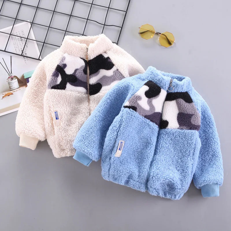 Toddler Thicken Jackets Baby Boys Clothes Autumn Winter Girls Granular Velvet Warm Children's Jacket Coat For Kids Girls Outerwe
Toddler Thicken Jackets Baby Boys Clothes Autumn Winter Girls Granular Velvet Warm Children's Jacket Coat For Kids Girls Outerwe