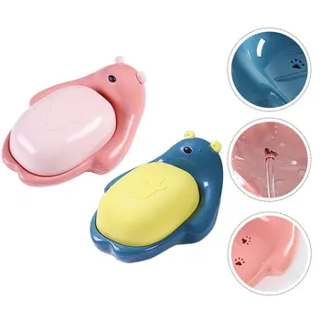 2PCS Cartoon Soap Boxes Draining Soap Holders Creative Soap Trays Cute Bear Soap Boxes Toilet Soap Holders for Dorm Hotel Home S
2PCS Cartoon Soap Boxes Draining Soap Holders Creative Soap Trays Cute Bear Soap Boxes Toilet Soap Holders for Dorm Hotel Home S