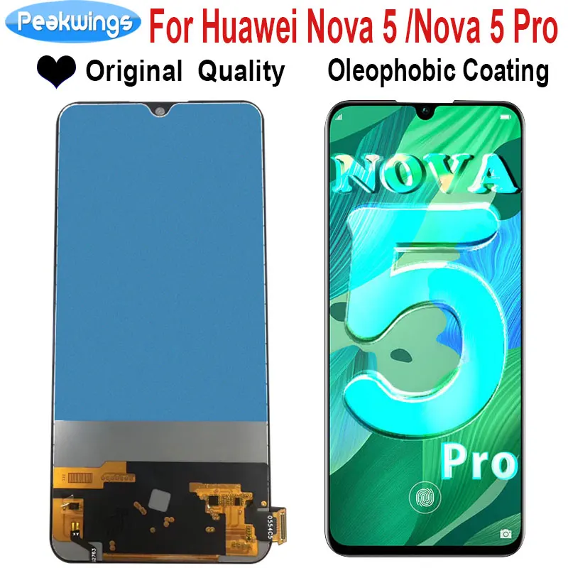 AMOLED For Huawei Nova 5 Pro LCD Display Touch Digitizer Assembly SEA-AL10 SEA-TL10 SEA-LX2 LX3 Replace For Huawei Nova 5 LCD
AMOLED For Huawei Nova 5 Pro LCD Display Touch Digitizer Assembly SEA-AL10 SEA-TL10 SEA-LX2 LX3 Replace For Huawei Nova 5 LCD