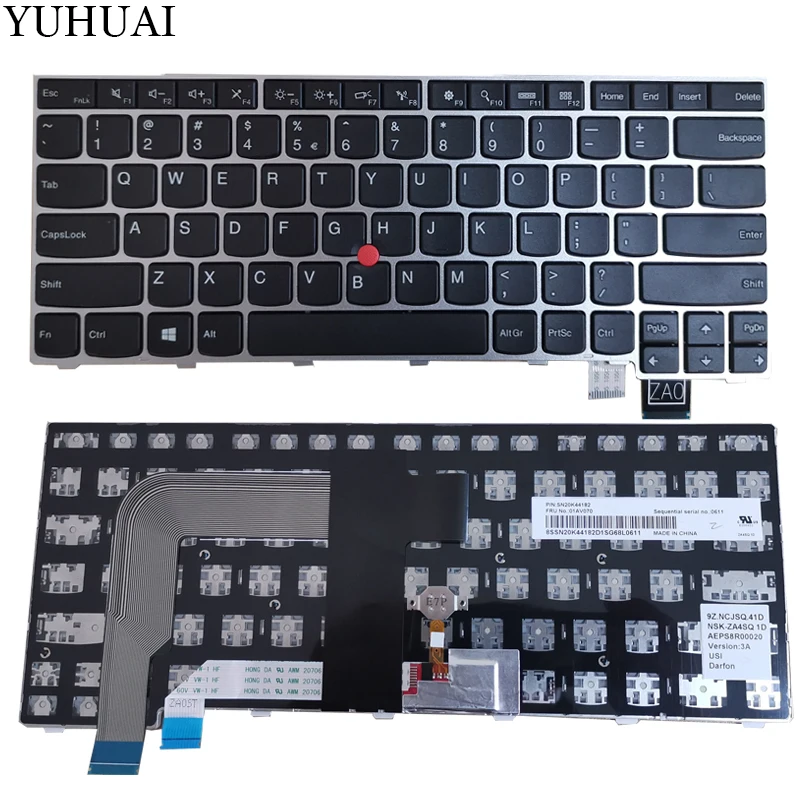 NEW US Laptop Keyboard For Lenovo Thinkpad 13 2nd (20J1-20J2) New S2(2nd Gen 20J3) T460S T470S SN20K44182 01AV070 NO Backlit
NEW US Laptop Keyboard For Lenovo Thinkpad 13 2nd (20J1-20J2) New S2(2nd Gen 20J3) T460S T470S SN20K44182 01AV070 NO Backlit
