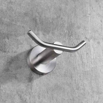Double Robe Hook, 304 Stainless Steel Coat and Towel Hooks for Bathroom Wall Mounted, Brushed Nickel
Double Robe Hook, 304 Stainless Steel Coat and Towel Hooks for Bathroom Wall Mounted, Brushed Nickel