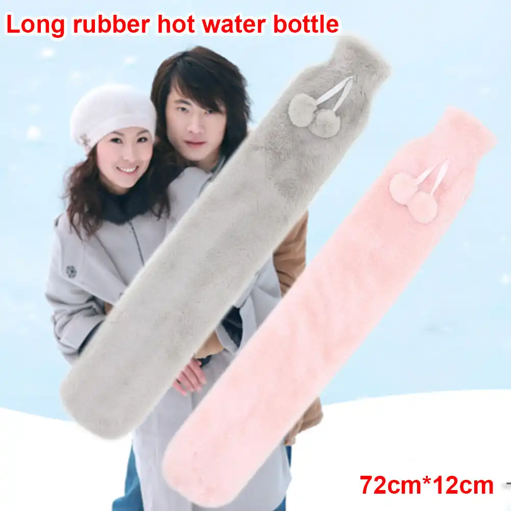 leak-proof gift sleep hot water bottle extra long hand warm