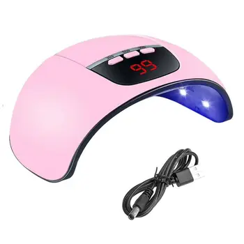 54W LED UV Nail Dryer Lamp Smart IR Sensor 3 Timer Setting USB Nail Gel Fast Curing Machine For Nail Art Manicure Tools
54W LED UV Nail Dryer Lamp Smart IR Sensor 3 Timer Setting USB Nail Gel Fast Curing Machine For Nail Art Manicure Tools