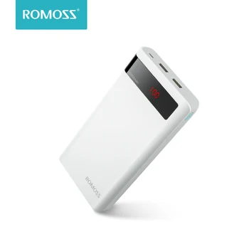 20000mAh ROMOSS Sense 6P Power Bank Dual USB Portable External Battery With LED Display Fast Portable Charger For Phones Tablet
20000mAh ROMOSS Sense 6P Power Bank Dual USB Portable External Battery With LED Display Fast Portable Charger For Phones Tablet