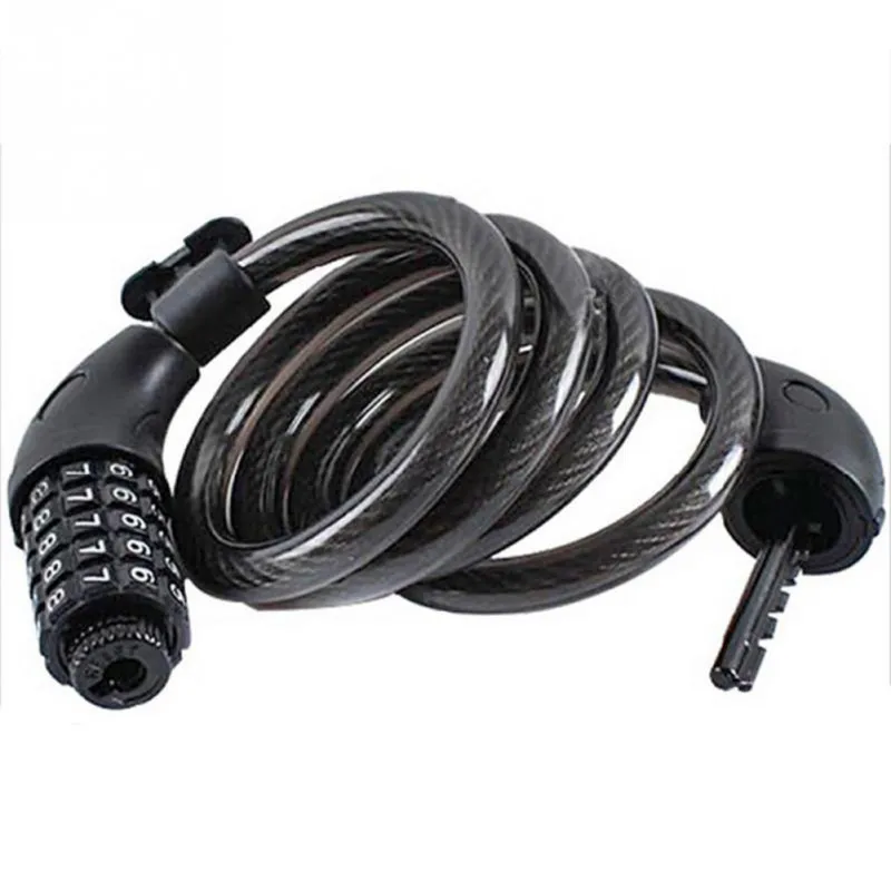 Bike Lock 5 Digit Code Combination Bicycle Security Lock Steel Wire Anti-cut Cycling Anti-theft Lock With Bracket
Bike Lock 5 Digit Code Combination Bicycle Security Lock Steel Wire Anti-cut Cycling Anti-theft Lock With Bracket