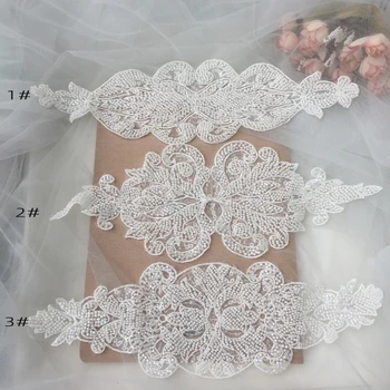 Beaded Lace Flower Stickers DIY Wedding White Belt Tiara Dance Clothing Accessories RS2584
Beaded Lace Flower Stickers DIY Wedding White Belt Tiara Dance Clothing Accessories RS2584