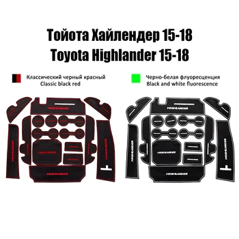 Rubber Car Door Groove Mats For Toyota Highlander 50 2014 2015 2016 2017 2018 Gate slot pad Auto Non-slip Cup Holder Pad Trim
Rubber Car Door Groove Mats For Toyota Highlander 50 2014 2015 2016 2017 2018 Gate slot pad Auto Non-slip Cup Holder Pad Trim
