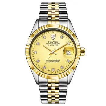 TEVISE Watch Waterproof Business Calendar Watch Men'S Watch Spiral Crown Automatic Mechanical Watch
TEVISE Watch Waterproof Business Calendar Watch Men'S Watch Spiral Crown Automatic Mechanical Watch