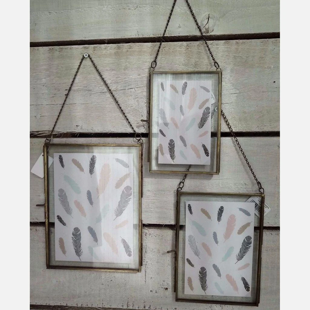 Double Sided Glass Hanging Photo Frame Wall Frame Flower Plant Specimen Portrait Display Frame Holder Double Sided Glass Hanging Photo Frame Wall Frame Flower Plant Specimen Portrait Display Frame Holder