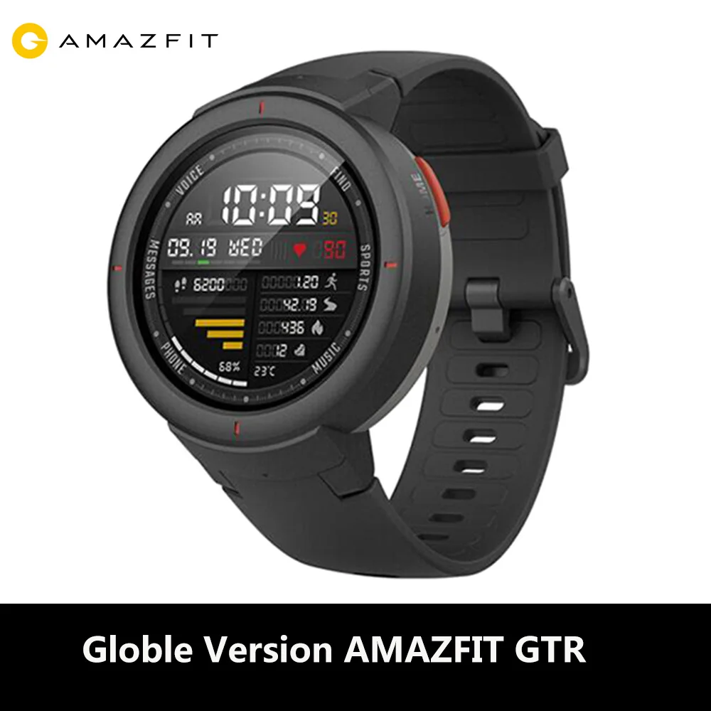 Original Huami AMAZFIT Verge Smart Watch IP68 Heart rate monitor Bluetooth GPS Smart Watch Global Version Smart Voice Watch
Original Huami AMAZFIT Verge Smart Watch IP68 Heart rate monitor Bluetooth GPS Smart Watch Global Version Smart Voice Watch