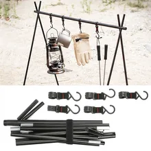 Camping Hanging Rack Aluminum Alloy Outdoor Triangle Rack Storage Cookware Clothes Rack Foldable Stand Shelf Hanger Camping Tool
Camping Hanging Rack Aluminum Alloy Outdoor Triangle Rack Storage Cookware Clothes Rack Foldable Stand Shelf Hanger Camping Tool