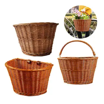 Durable Basket Multi-functional Storage Blanket Bicycle Scooter Handlebar Container Wicker Front Handlebar Bike Basket Cargo
Durable Basket Multi-functional Storage Blanket Bicycle Scooter Handlebar Container Wicker Front Handlebar Bike Basket Cargo