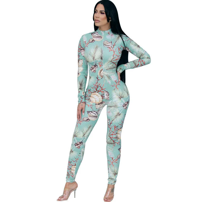 Women Ocean Print Jumpsuit Long Sleeve Bodycon Skinny Bodysuit Streetwear Autumn Winter Warm Waist Slim Romper Outfits Fashion
Women Ocean Print Jumpsuit Long Sleeve Bodycon Skinny Bodysuit Streetwear Autumn Winter Warm Waist Slim Romper Outfits Fashion