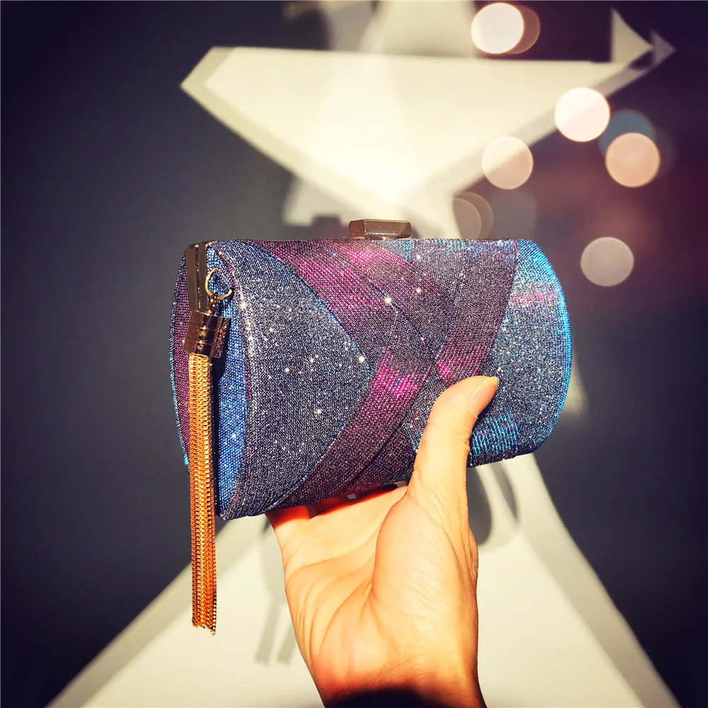 S.IKRR Bags For Women 2020 Tassel Clutch Evening Bag Purses And Handbags Luxury Designer Women's Bag Chain Discoloration Silk
S.IKRR Bags For Women 2020 Tassel Clutch Evening Bag Purses And Handbags Luxury Designer Women's Bag Chain Discoloration Silk