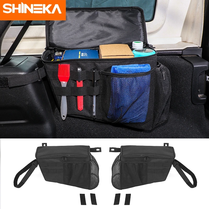 SHINEKA Interior Organizer for Jeep Wrangler 2018+ 4 Doors Trunk Side Storage Bag For Jeep Wrangler JL JLU 2018 2019 2020+
SHINEKA Interior Organizer for Jeep Wrangler 2018+ 4 Doors Trunk Side Storage Bag For Jeep Wrangler JL JLU 2018 2019 2020+